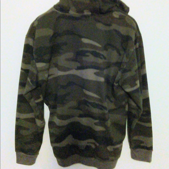 Sz M Men's Camo Hoodie - Picture 2 of 4